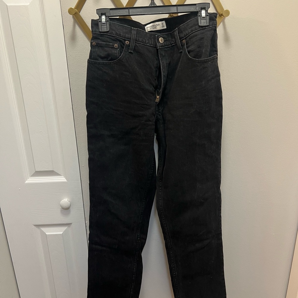 Abercrombie & Fitch Black High-Rise Jeans